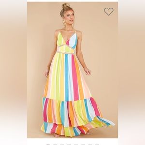 Red Dress Beach Maxi